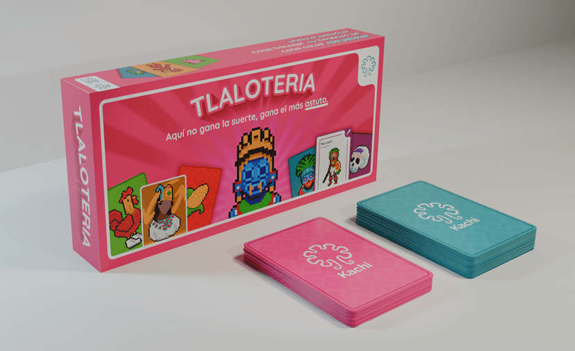 caja y cartas Tlalotería